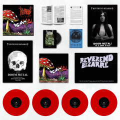 Reverend Bizarre - Slice of Doom, 4LP+DVD Box set (red)