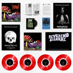 Reverend Bizarre - Slice of Doom, 4LP+DVD Box set (Amanita Muscaria Splatter)