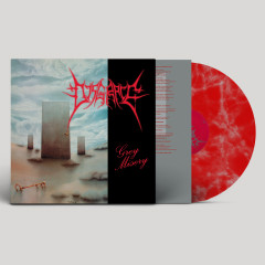 Disgrace - Grey Misery LP (red/silver marble)
