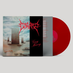 Disgrace - Grey Misery LP (Transparent Red)