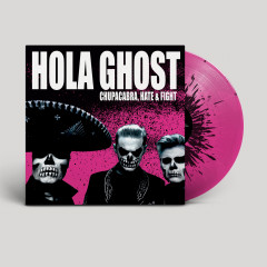 Hola Ghost - Chupacabra, Hate & Fight LP (Magenta with black splatter)