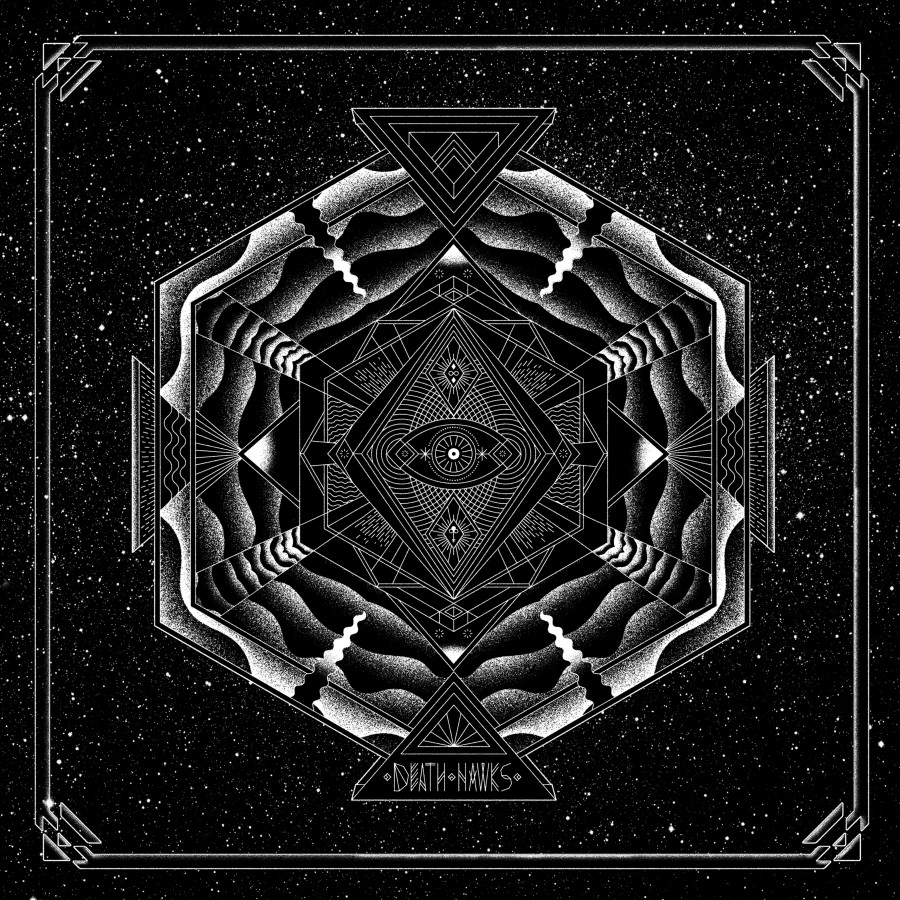 Death Hawks - Death Hawks, LP (black/white blend)