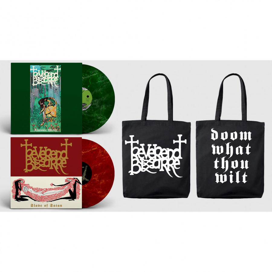 Reverend Bizarre - Bag of Doom, Bag + 2x 12" (marble vinyl)
