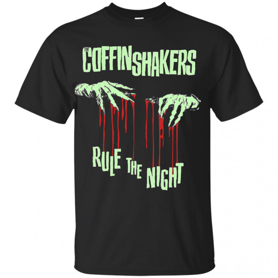 The Coffinshakers - Rule The Night, T-Shirt - Svart Records