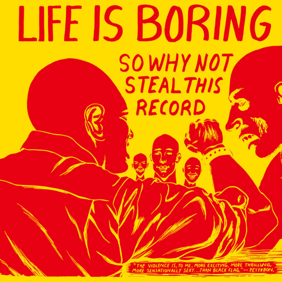 Various Artists - Life is Boring so Why Not Steal This Record, LP (red)